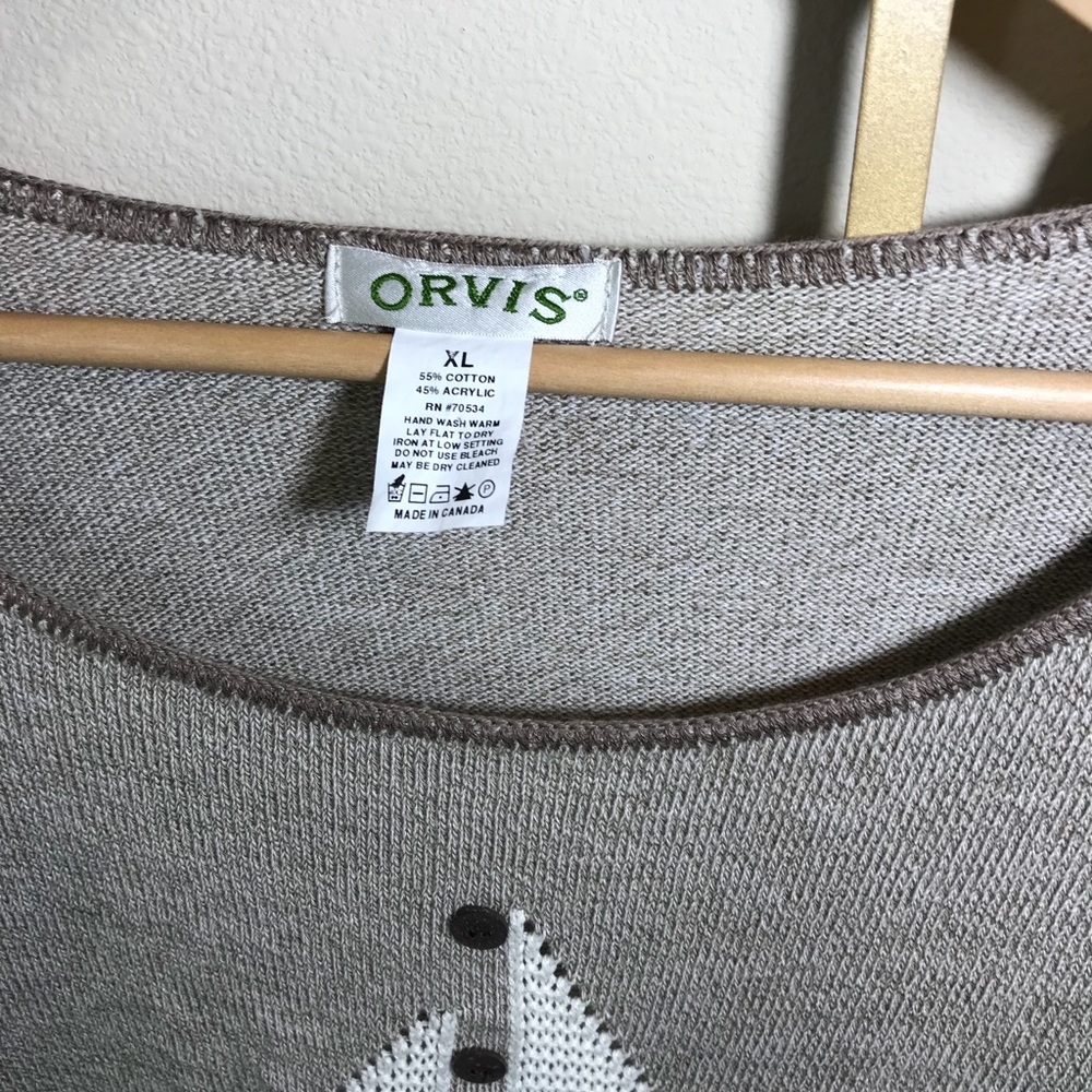 Orvis XL sweater with sail boat embroidery - Picture 7 of 7
